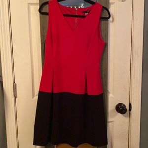 Red and black Tommy Hilfiger dress